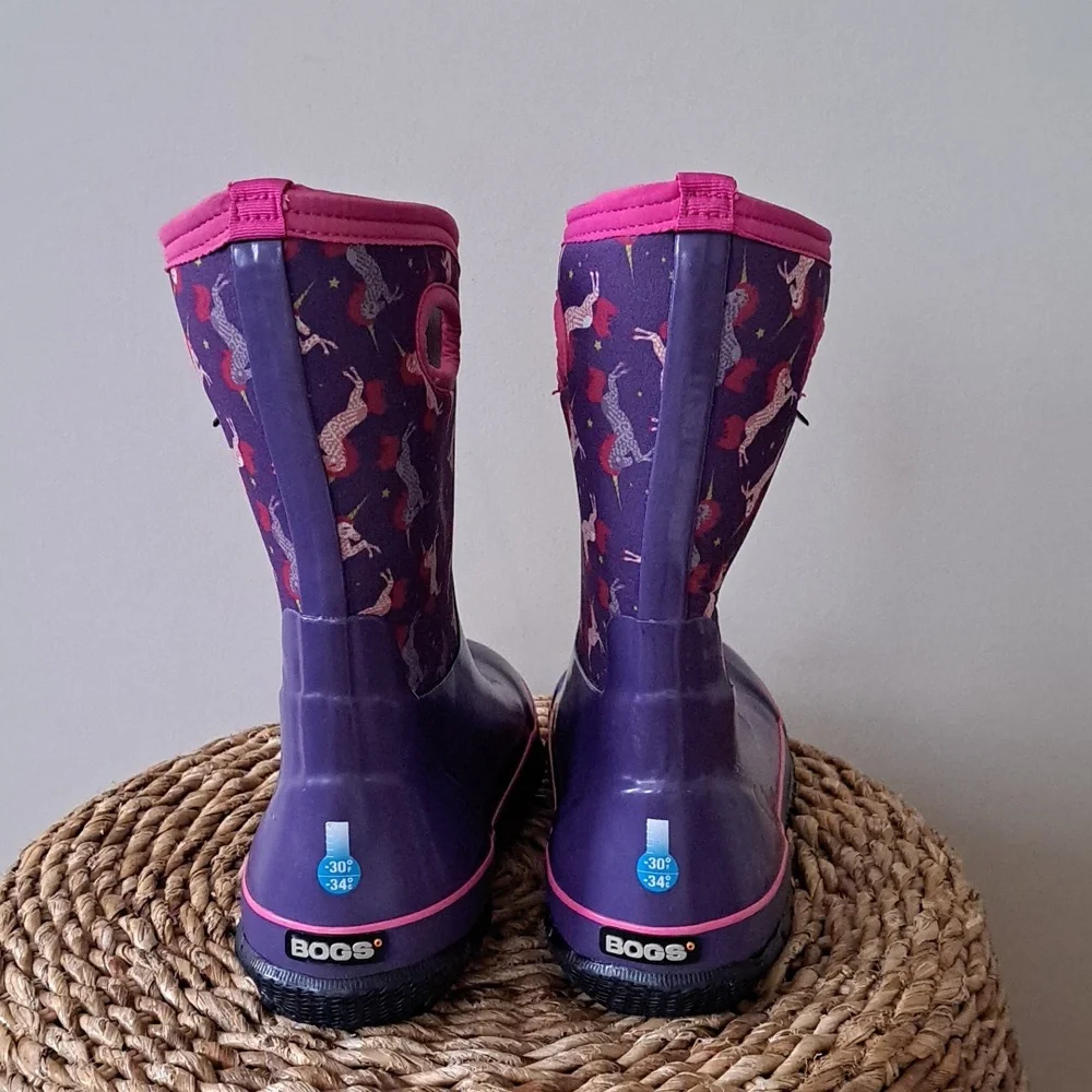 BOGS Girls Classic Waterproof/Insulated‎ Pull On Winter/Snow/Outdoor Boots 6